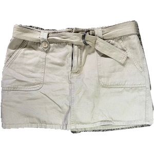 AEROPOSTALE LOW WAIST CARGO MINI SKIRT